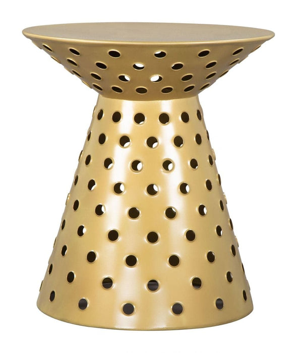 Side Table Proton Side Table Gold Gold -Free Shipping by Bohemian Home Decor