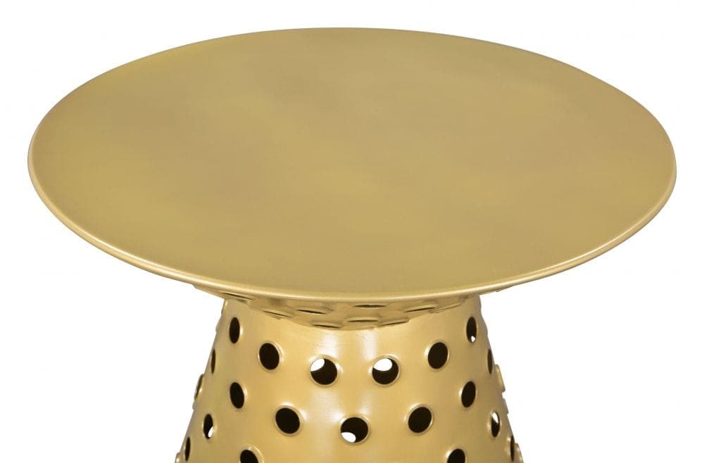 Proton Side Table Gold | Bohemian Home Decor