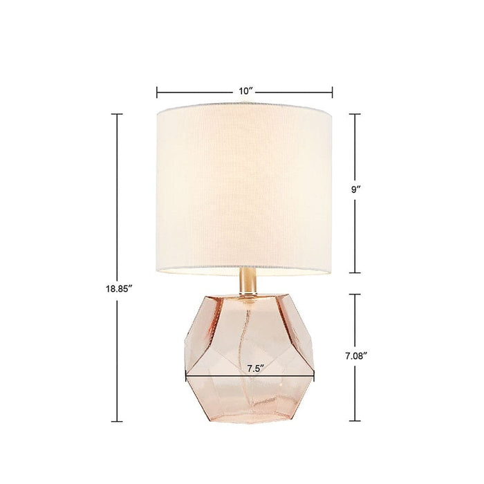 Bella Geometric Glass Table Lamp | Bohemian Home Decor