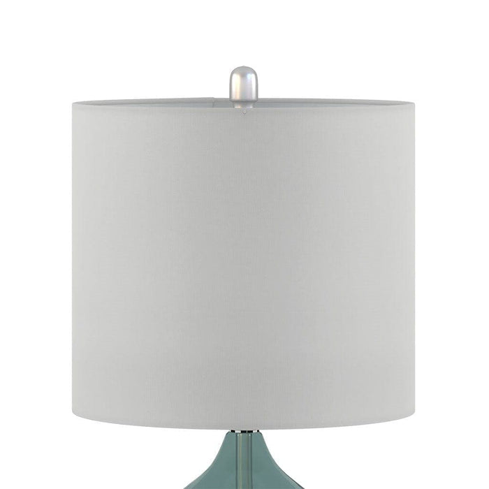 Ellipse Curved Glass Table Lamp, Set of 2 | Bohemian Home Decor