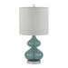 Ellipse Curved Glass Table Lamp, Set of 2 | Bohemian Home Decor