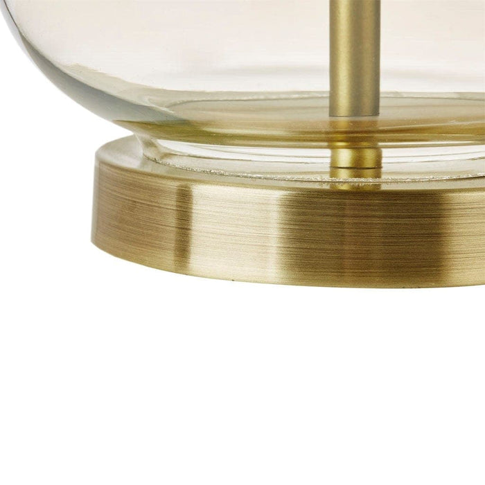 Ellipse Curved Glass Table Lamp, Set of 2 | Bohemian Home Decor