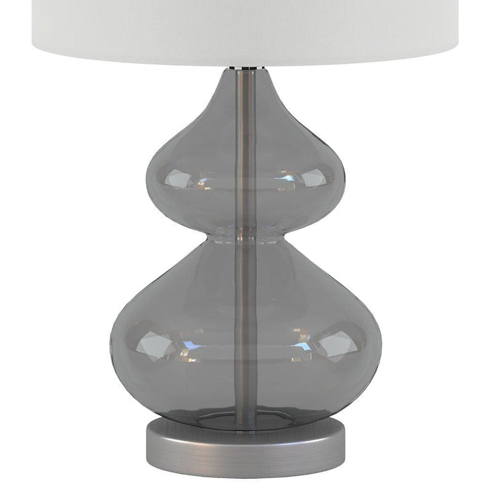 Ellipse Curved Glass Table Lamp, Set of 2 | Bohemian Home Decor