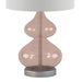 Ellipse Curved Glass Table Lamp, Set of 2 | Bohemian Home Decor