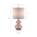 Ellipse Curved Glass Table Lamp, Set of 2 | Bohemian Home Decor