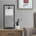 Kittery Metal Table Lamp with Glass Drum Shade | Bohemian Home Decor