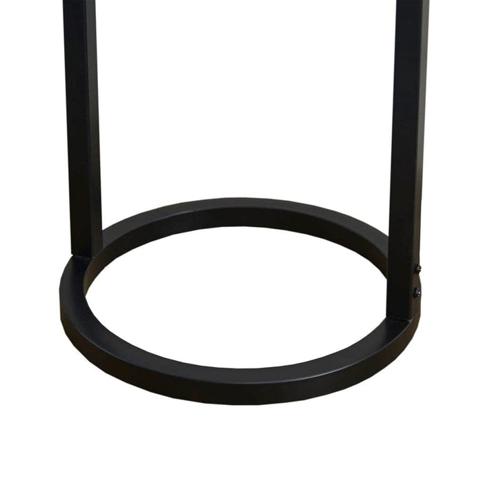 Kittery Metal Table Lamp with Glass Drum Shade | Bohemian Home Decor
